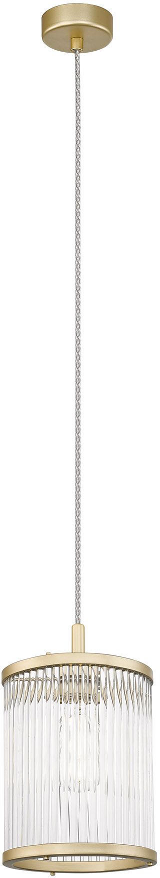 Zuma Line Sergio Pendelleuchte 1x60 W transparent-gold P0528-01F-V6AC