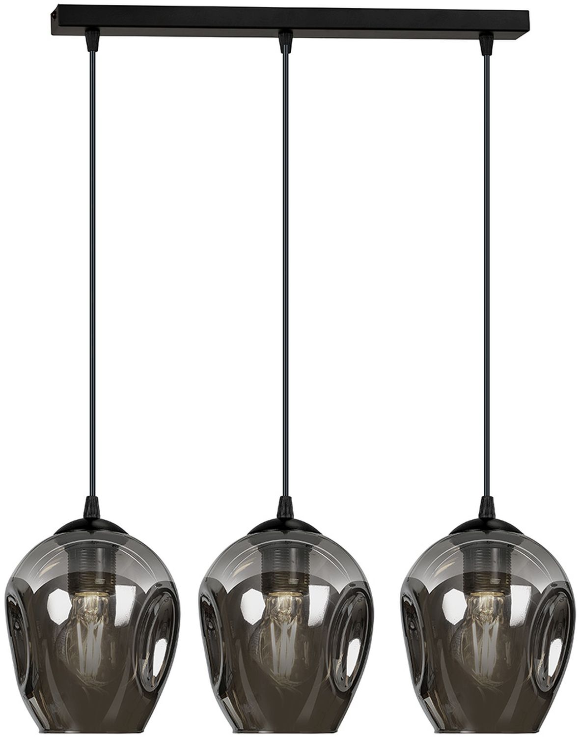 Emibig Istar Pendelleuchte 3x15 W schwarz-graphit 680/3
