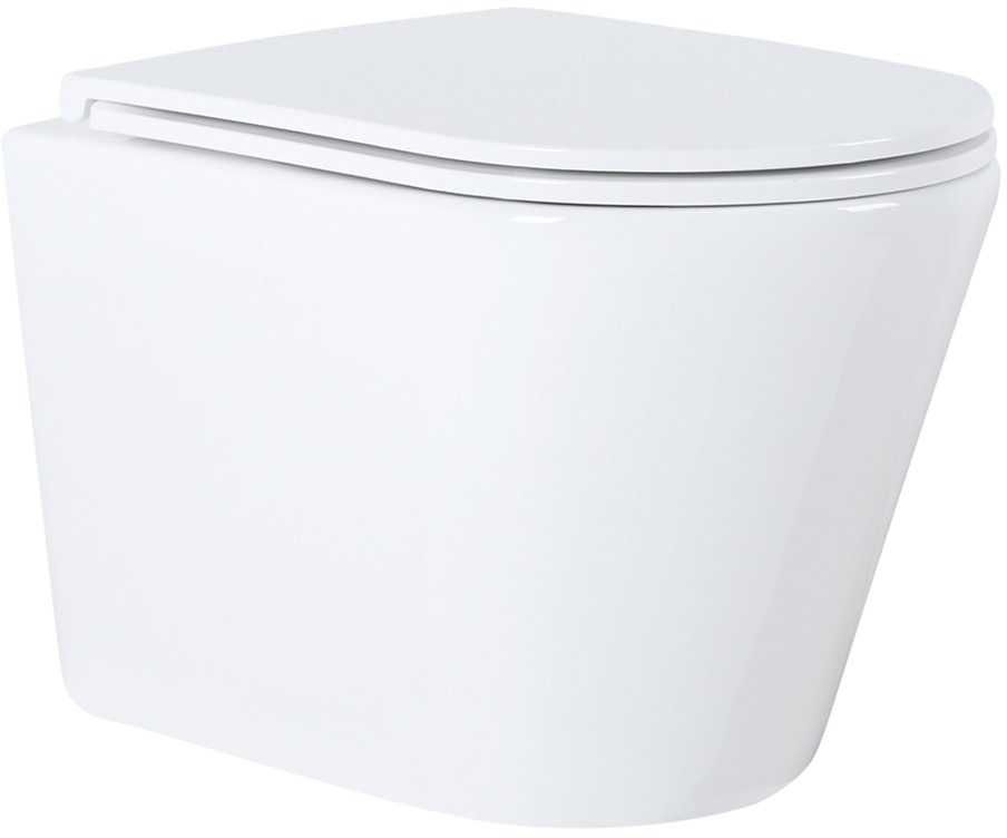 Hagser Otis WC-Set mit Sitz hängend Spülrandlos weiß HGR90000042