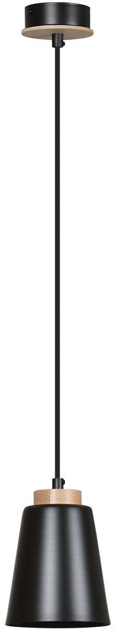 Emibig Bolero Pendelleuchte 1x15 W schwarz-holz 442/1
