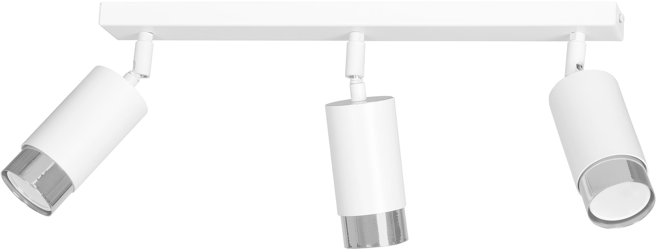 Emibig Hiro Deckenlampe 3x8 W weiß-chrom 962/3