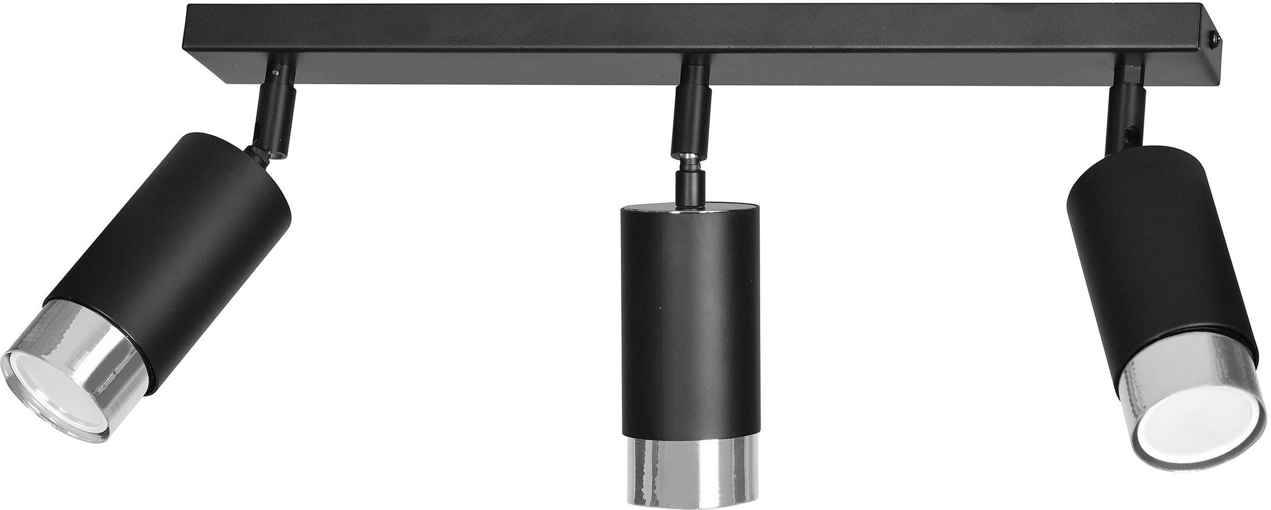 Emibig Hiro Deckenlampe 3x8 W schwarz-chrom 964/3