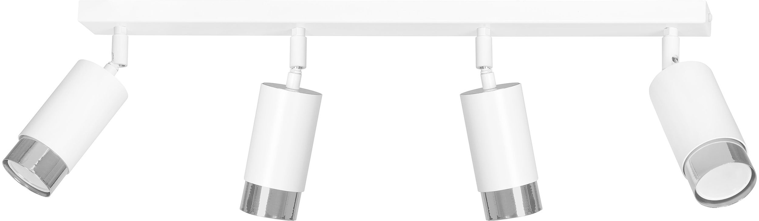 Emibig Hiro Deckenlampe 4x8 W weiß-chrom 962/4