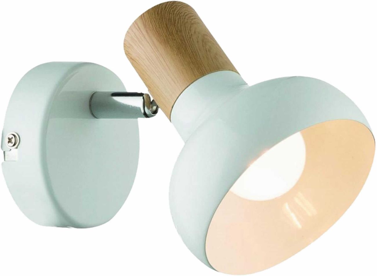 Light Prestige Arezzo Wandleuchte 1x40 W weiß-holz LP-1420/1WWH