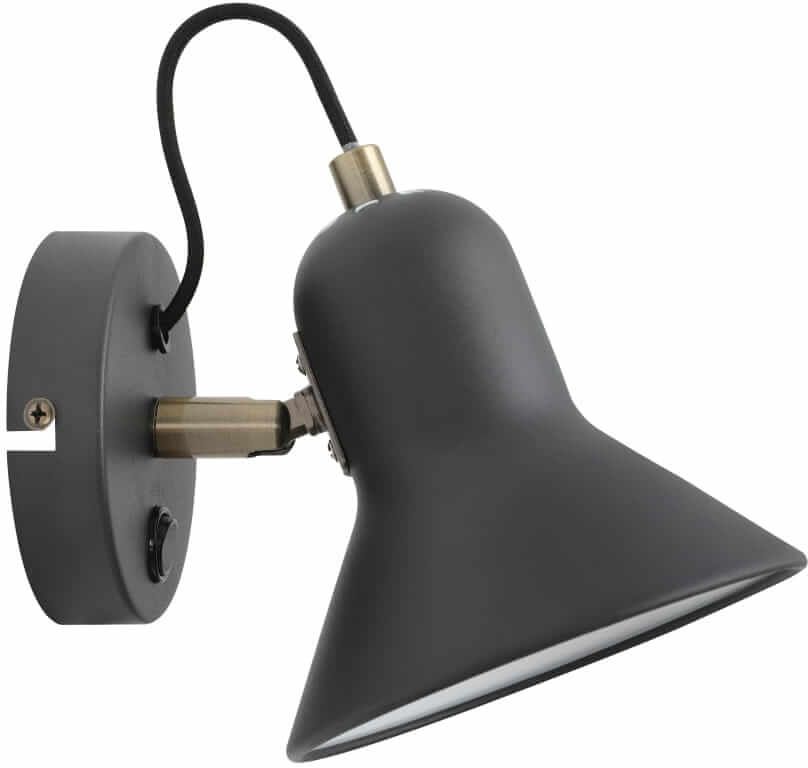 Light Prestige Astama Wandleuchte 1x40 W schwarz LP-1122/1WBK