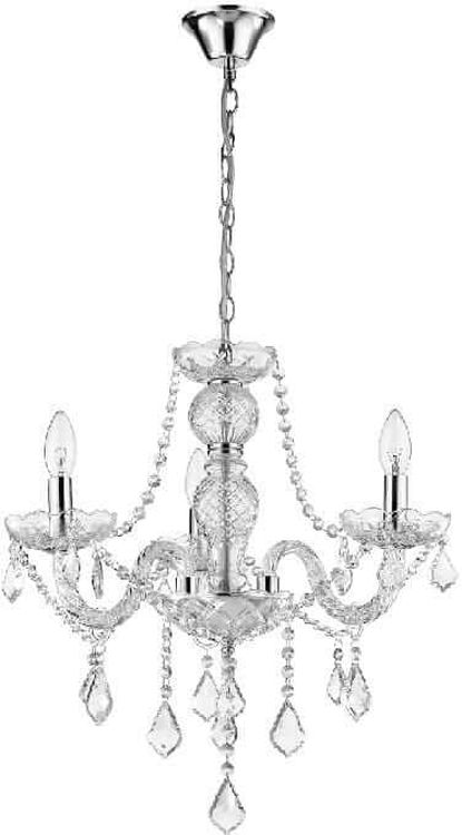Light Prestige Cristallo Pendelleuchte 3x60 W transparent LP-2940/3P