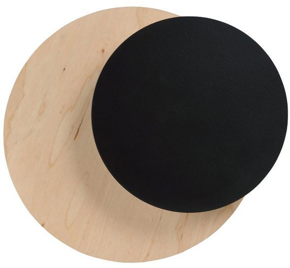 Emibig Circle Leuchter 1x8 W schwarz-holz 971/2