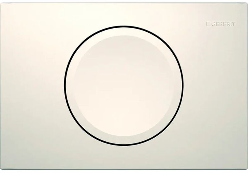 Geberit Delta15 Betätigungsplatte für Toilette weiß 115.109.11.1