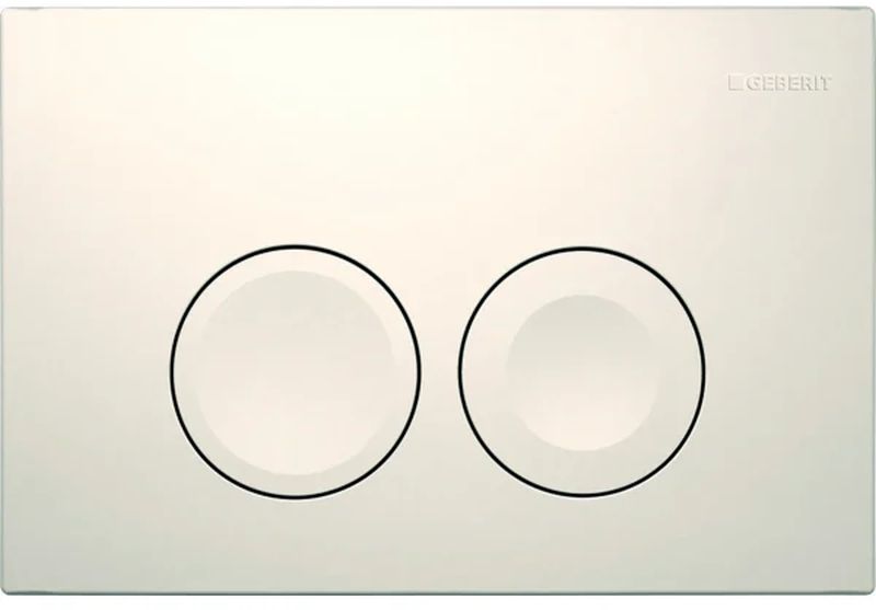 Geberit Delta25 Betätigungsplatte für Toilette weiß 115.125.11.5