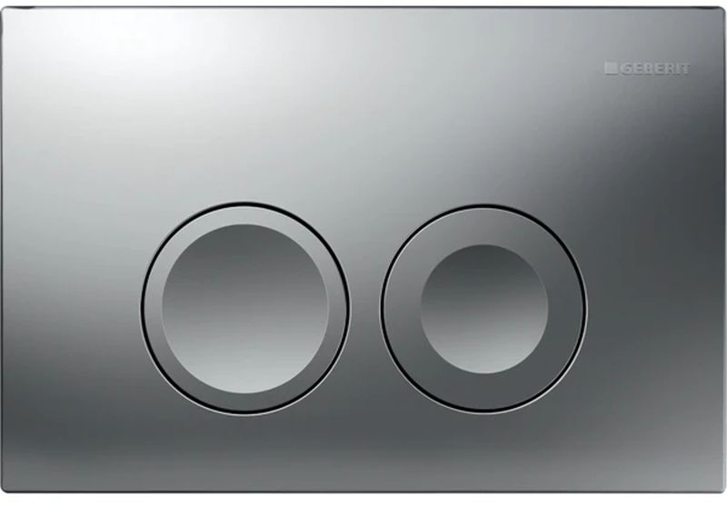 Geberit Delta25 Betätigungsplatte für Toilette mattchrom 115.125.46.5