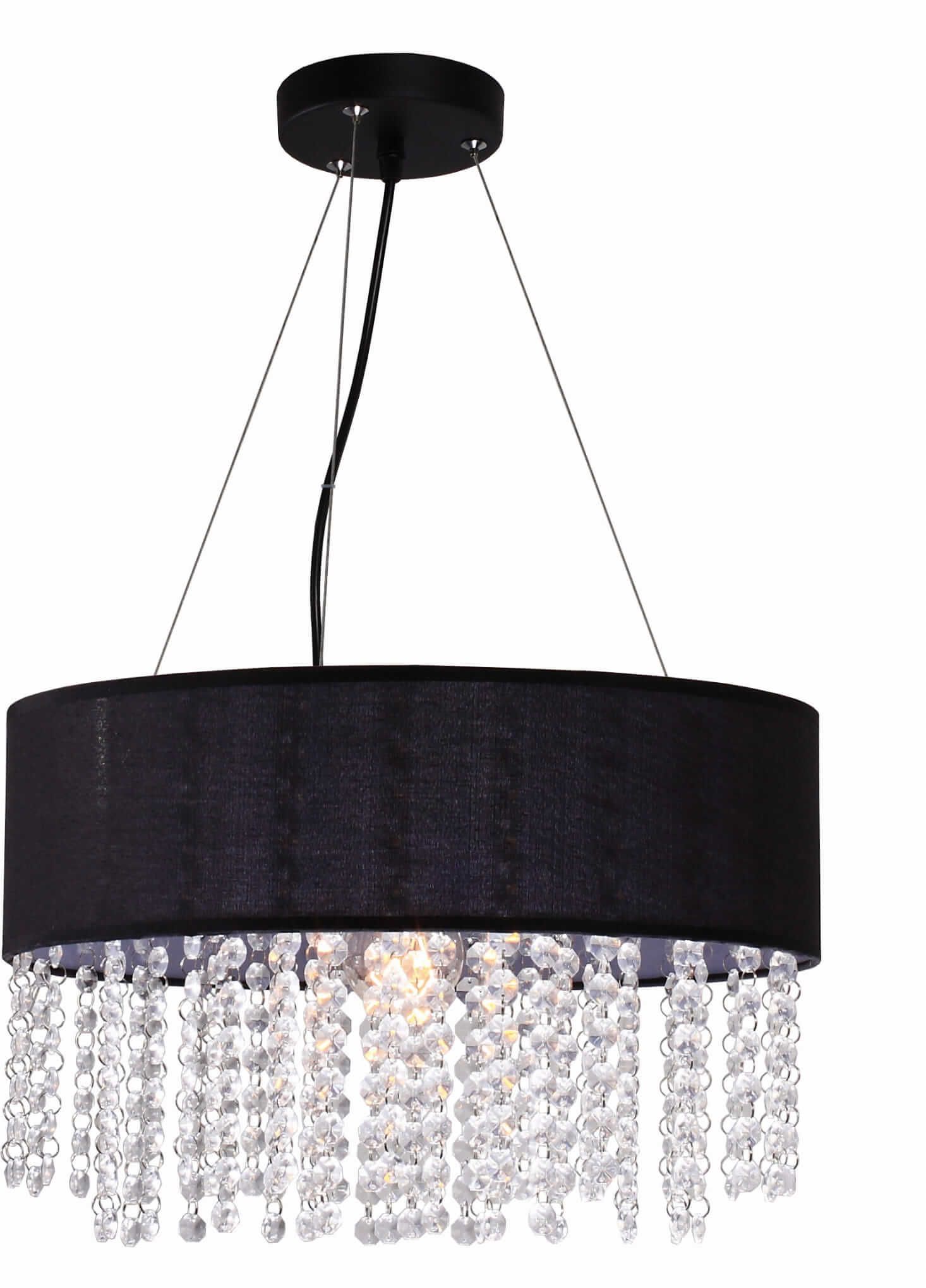 Light Prestige Madryt Pendelleuchte 1x60 W schwarz LP-81458/1PBK