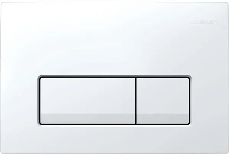 Geberit Delta Betätigungsplatte für Toilette weiß 115.119.11.1