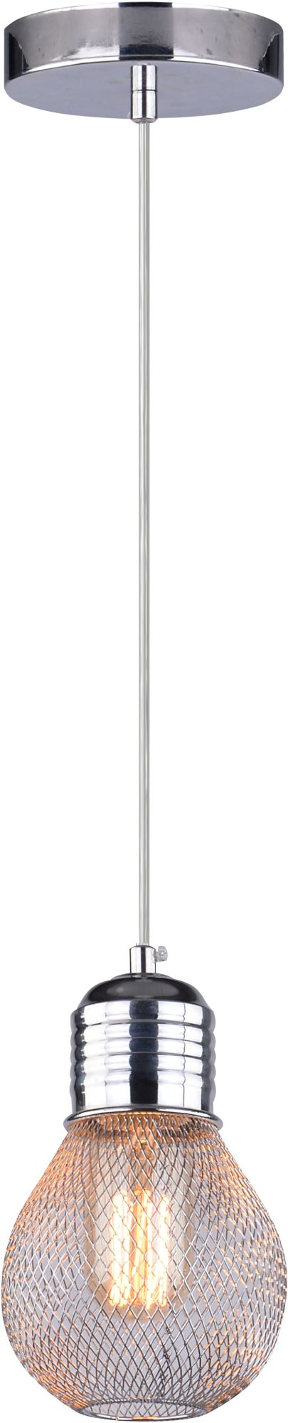 Candellux Gliva Pendelleuchte 1x60 W chrom 31-58652