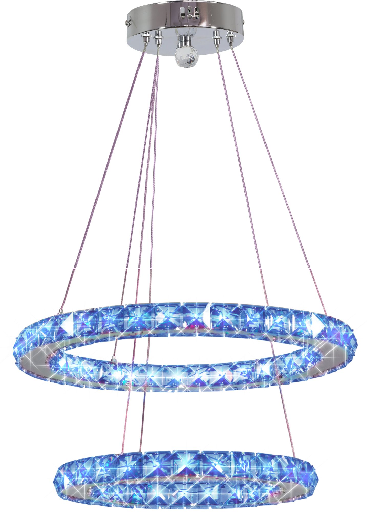 Candellux Lords Pendelleuchte 2x27 W chrom 32-63106