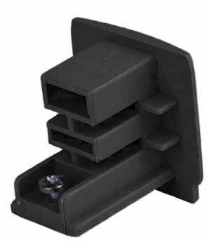 Light Prestige System 3F Das Ende der Sammelschiene x W schwarz LP-556/END4WBK