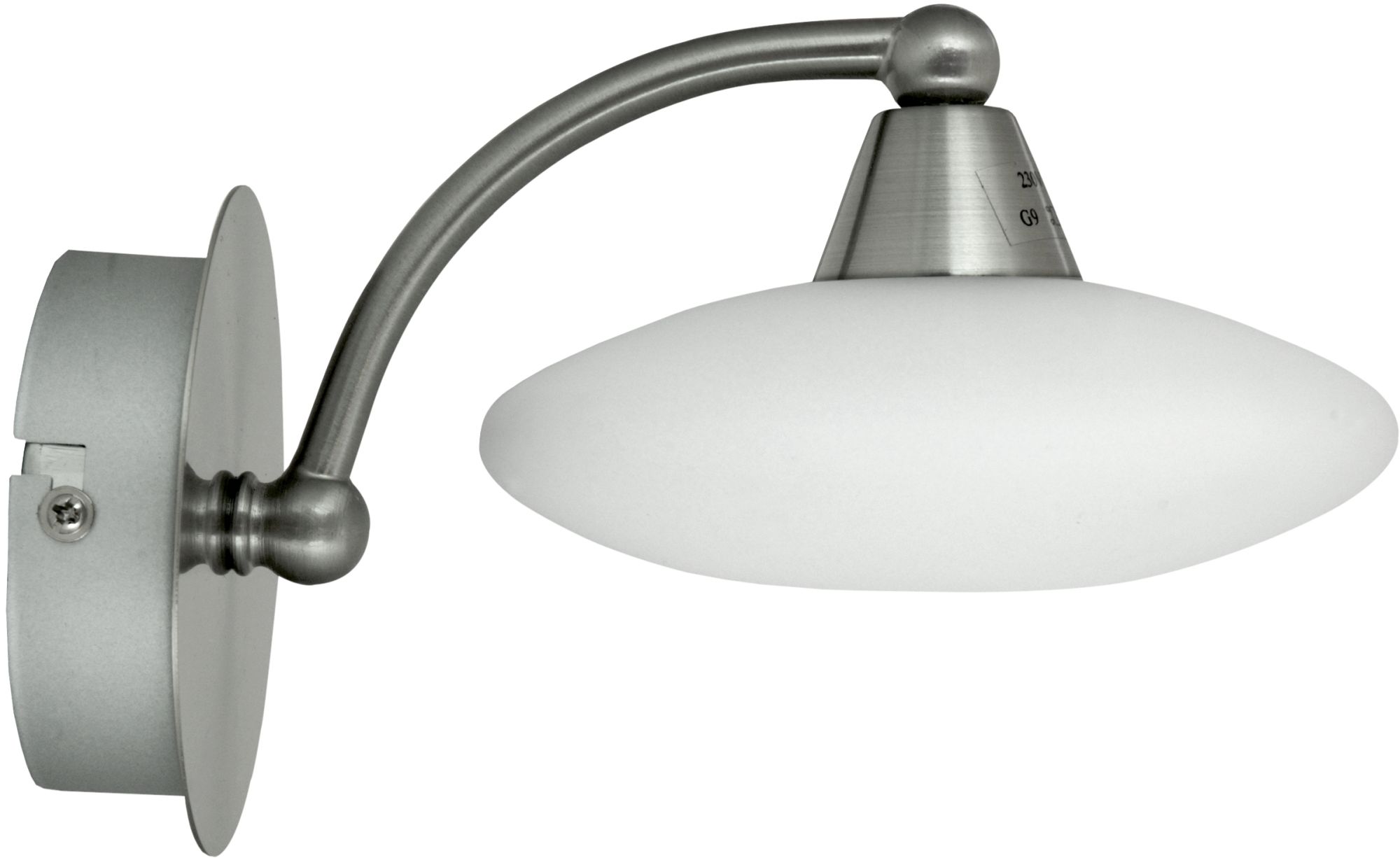 Candellux Elisa Leuchter 1x40 W weiß-satin-nikel 21-05857