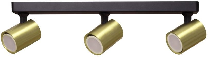 Light Prestige Snow Deckenlampe 3x50 W schwarz-gold LP-731/3WGD