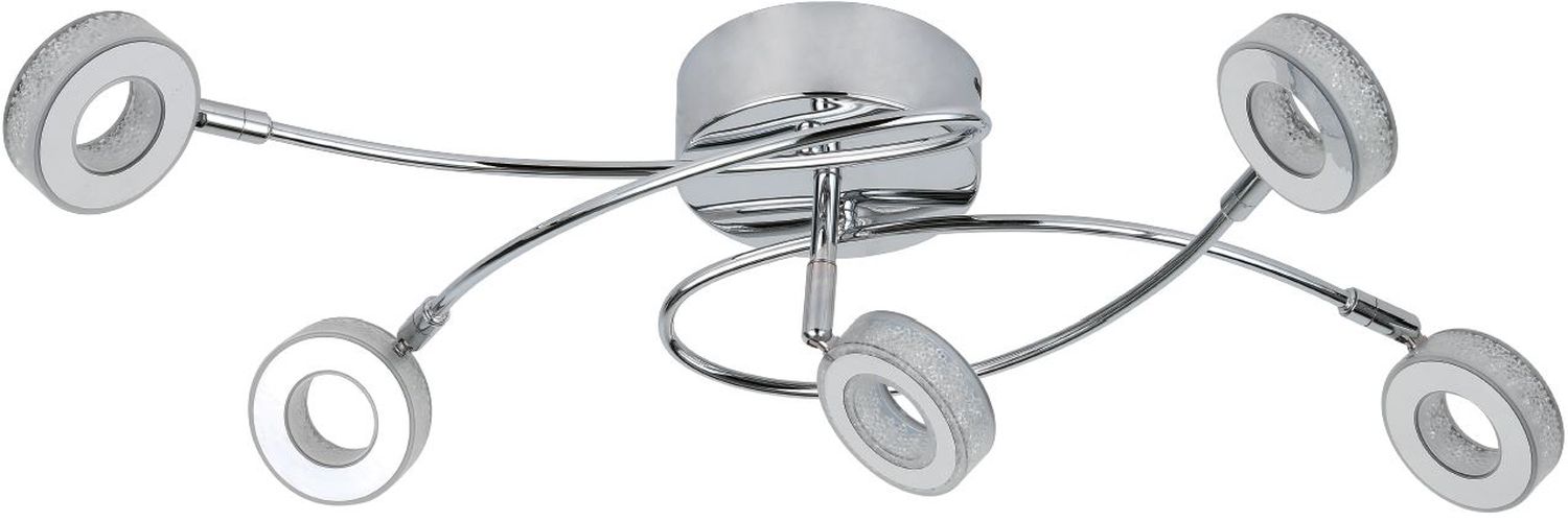 Candellux Vinola Deckenlampe 5x5 W chrom 98-66039