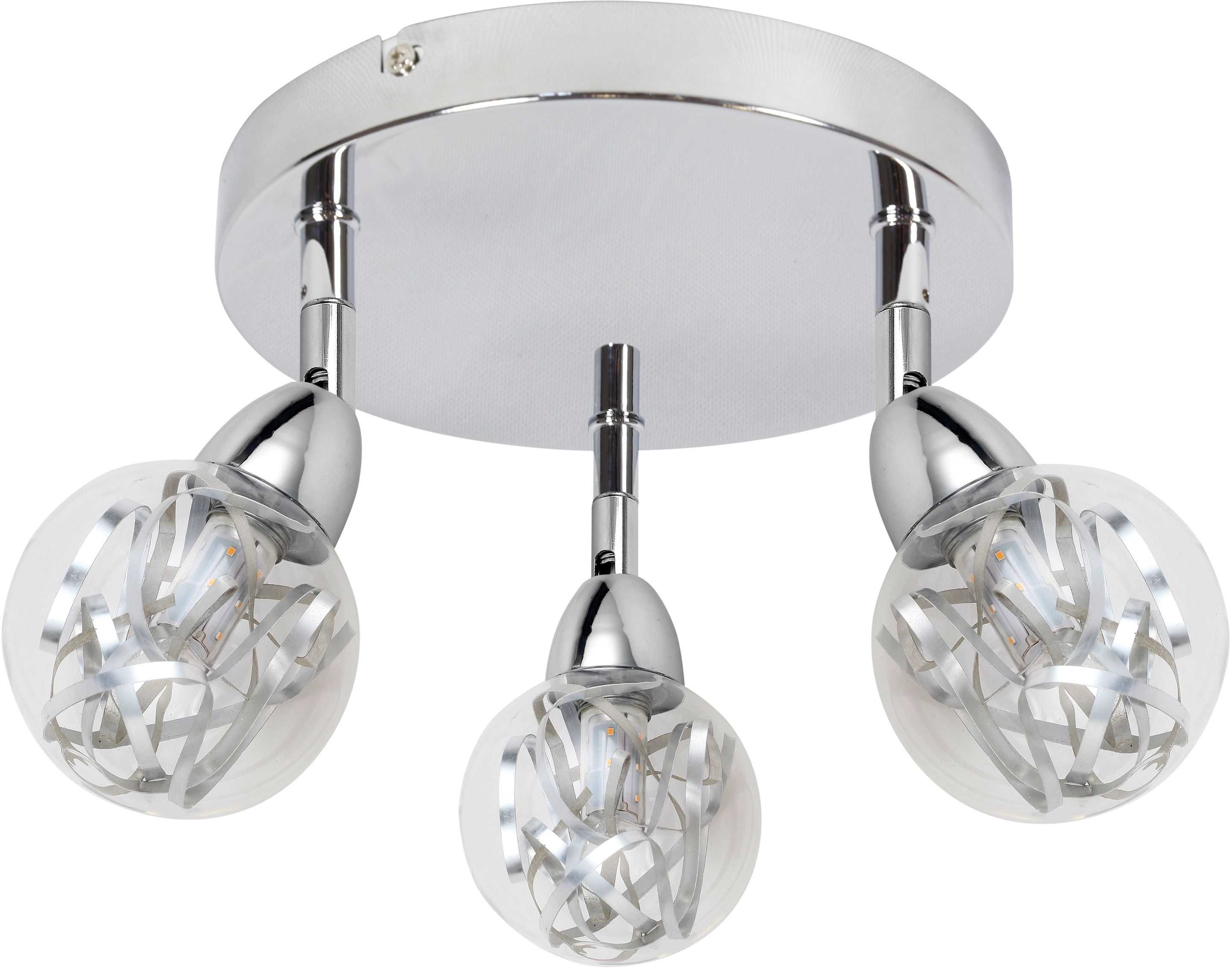Candellux Bolo Deckenlampe 3x6 W chrom 98-67708