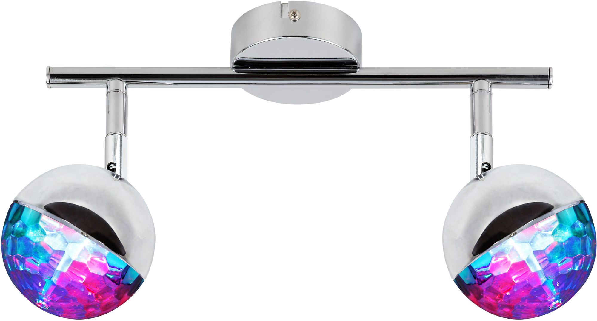 Candellux Party Deckenlampe 2x3 W chrom 92-67760