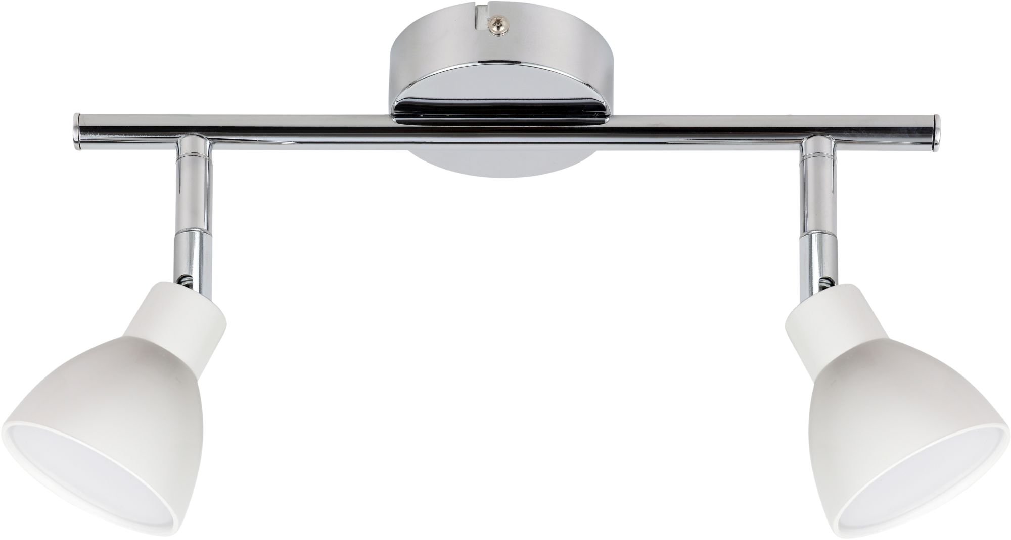 Candellux Roy Deckenlampe 2x5 W weiß-chrom 92-67555