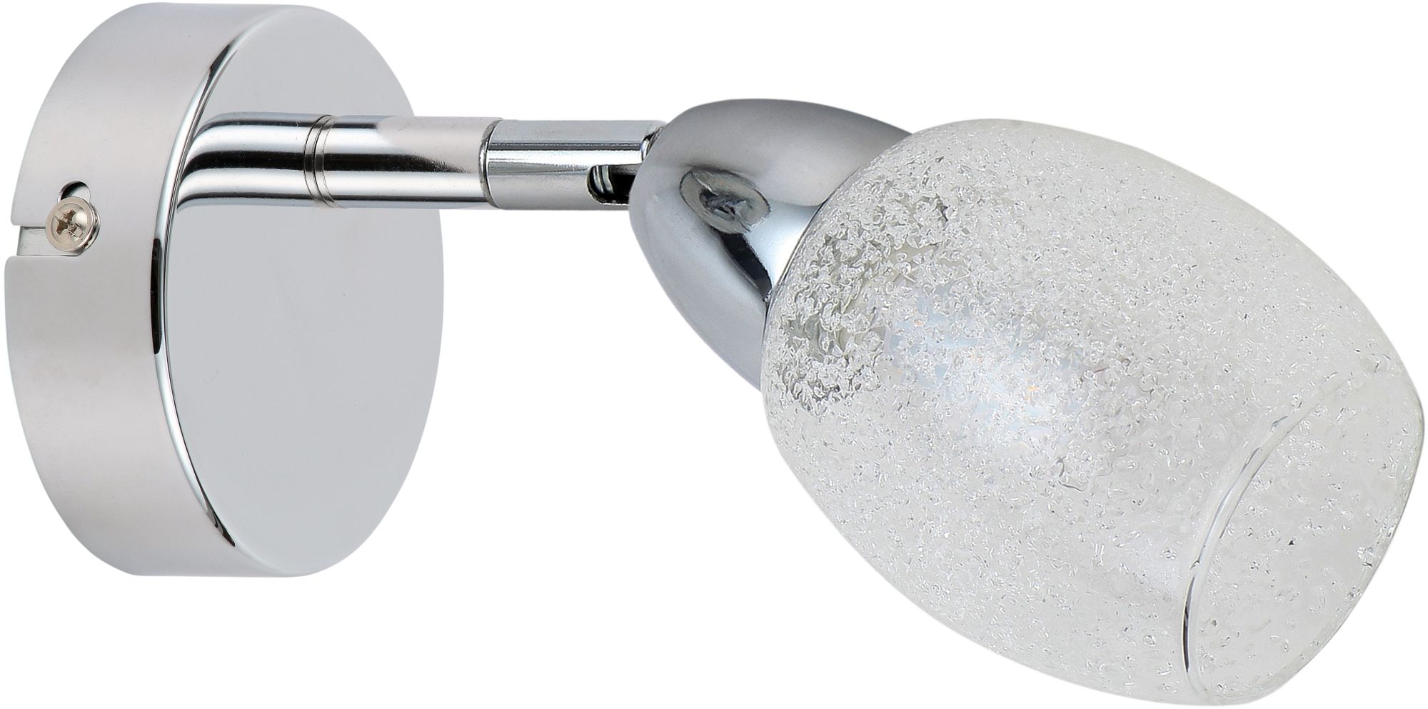 Candellux Rico Leuchter 1x6 W chrom-transparent 91-67500