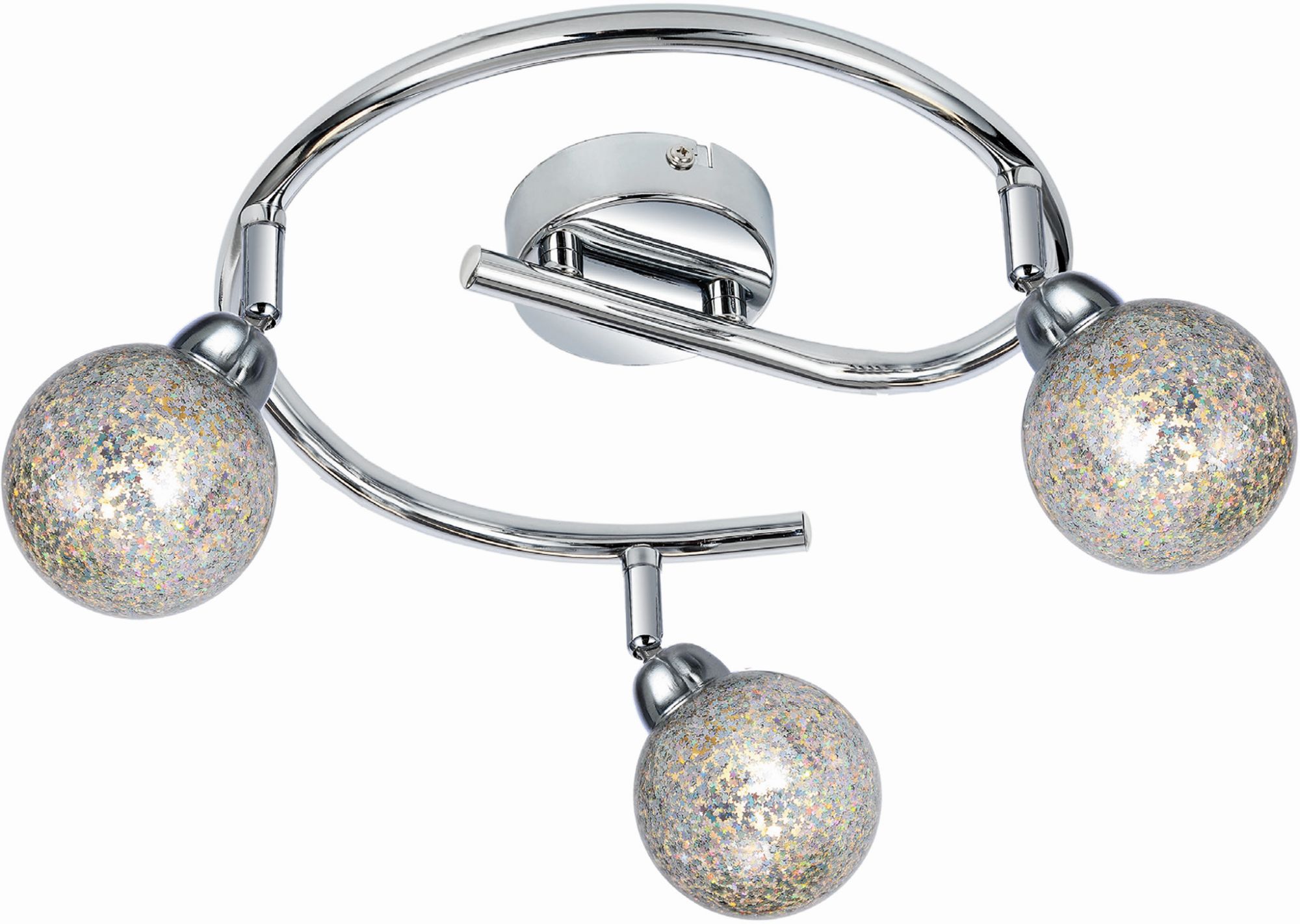 Candellux Kaleidoscope Deckenlampe 3x4 W chrom 98-61577