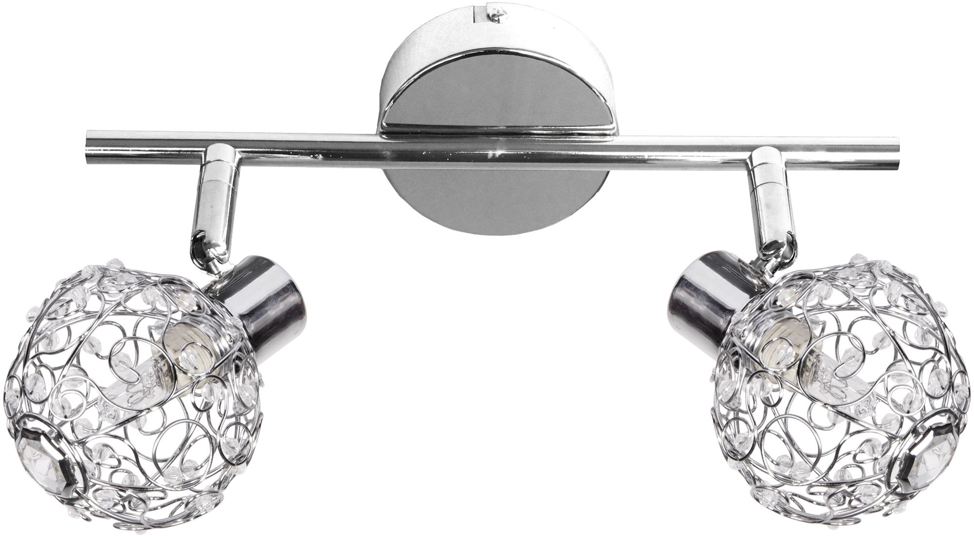 Candellux Collar Deckenlampe 2x40 W chrom 92-13644