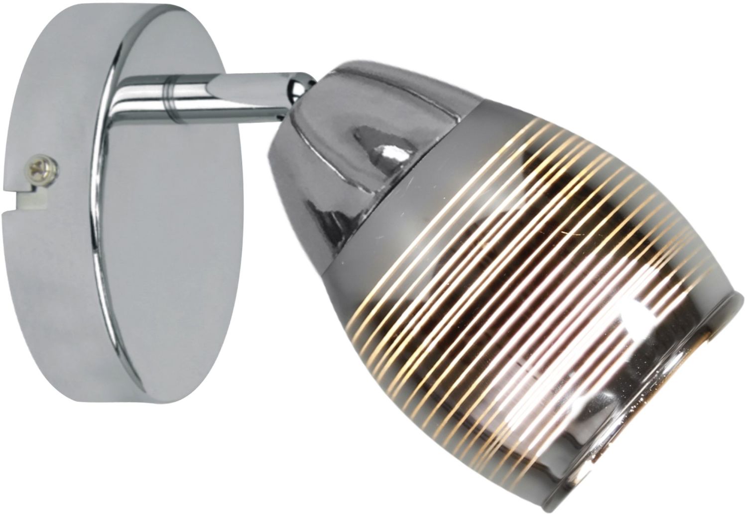 Candellux Milton Leuchter 1x10 W chrom 91-58904