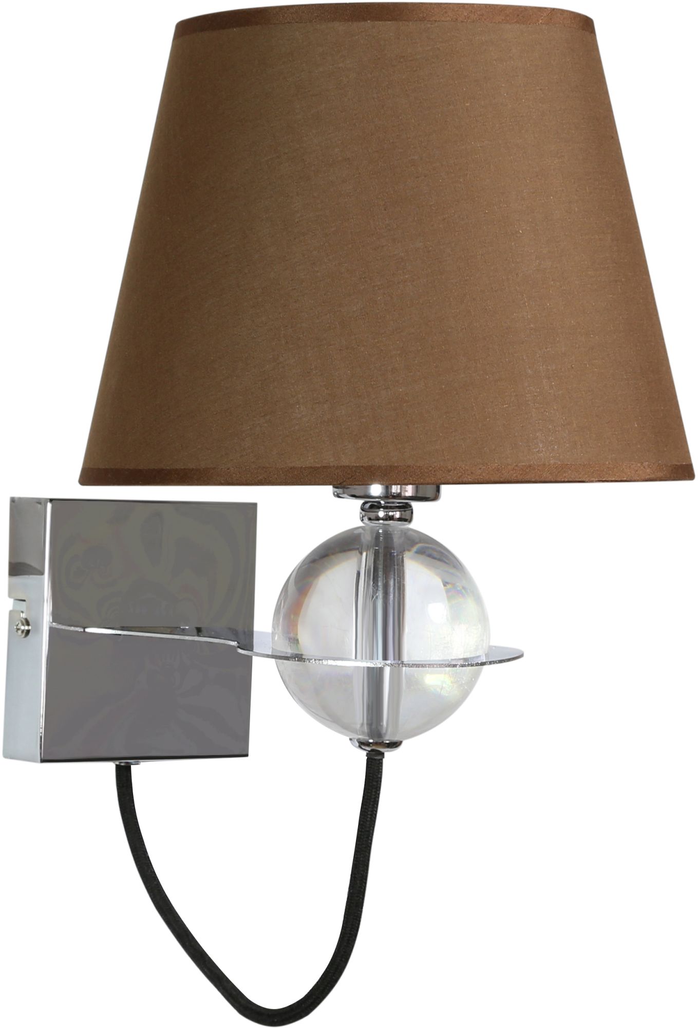 Candellux Tesoro Leuchter 1x40 W chrom-braun 21-29539