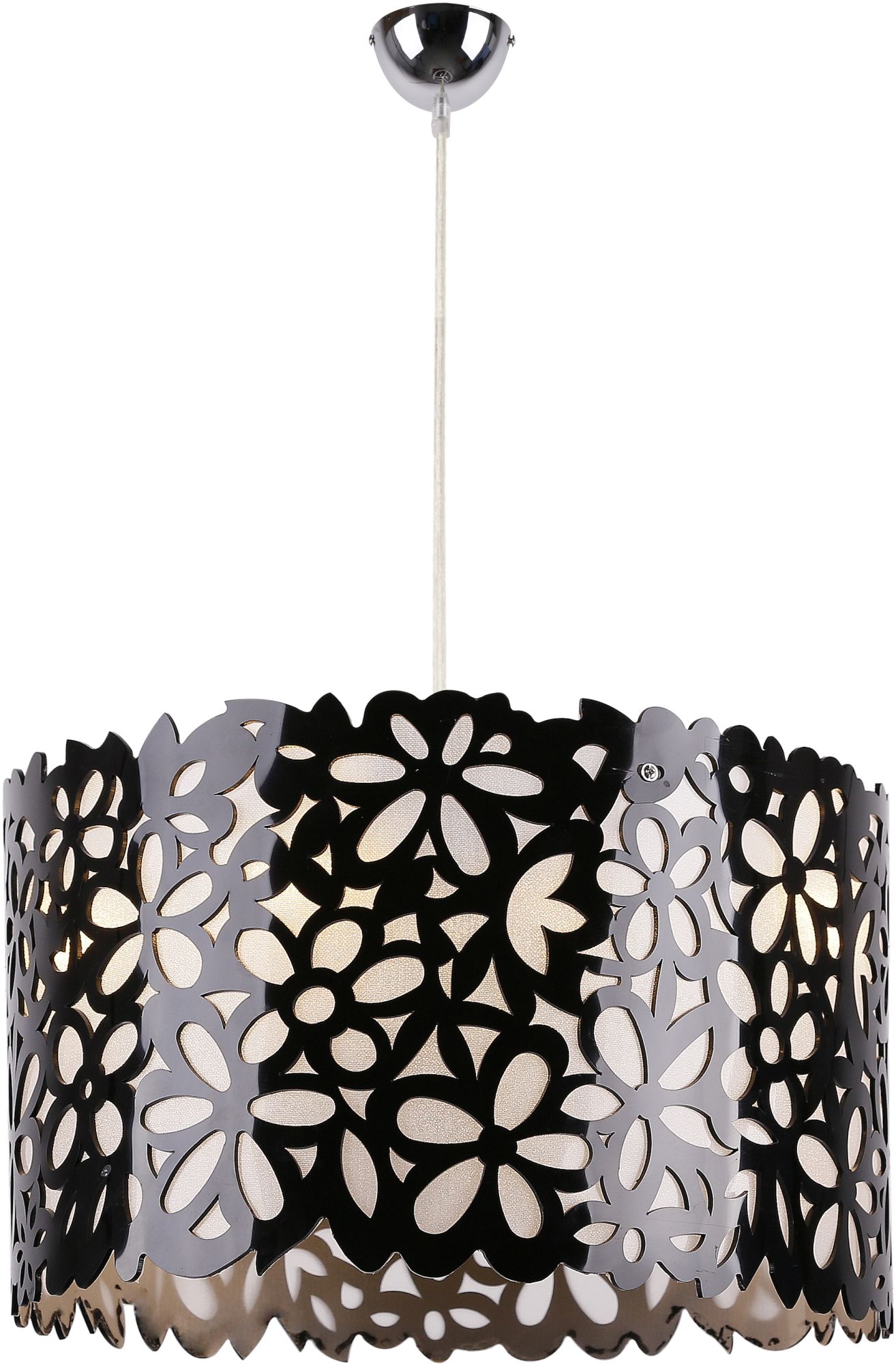 Candellux Simona Pendelleuchte 3x40 W schwarz 33-87174