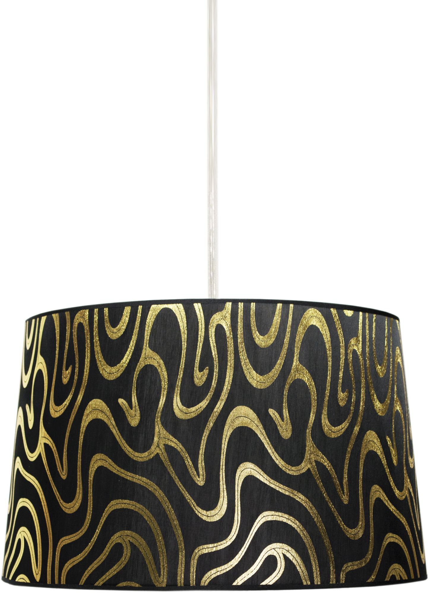 Candellux Tiger Pendelleuchte 1x60 W schwarz-gold 31-94455