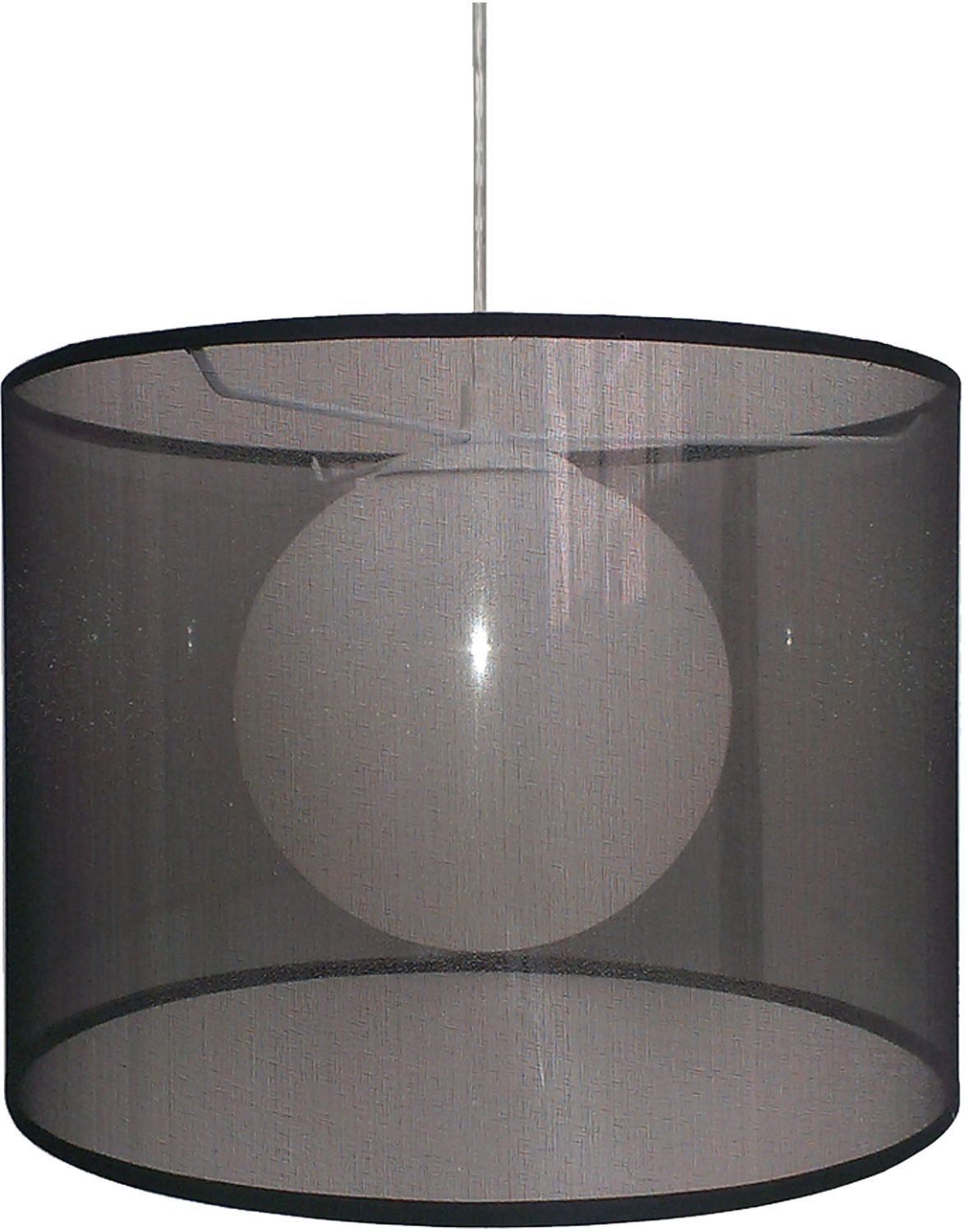 Candellux Chicago Pendelleuchte 1x60 W schwarz 31-24879