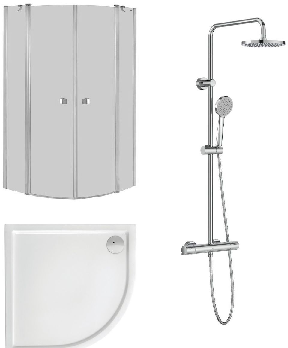 Set Duschset Roca Victoria A5A9F18C00, Dusche Roca Capital AM4309012M, A276260000