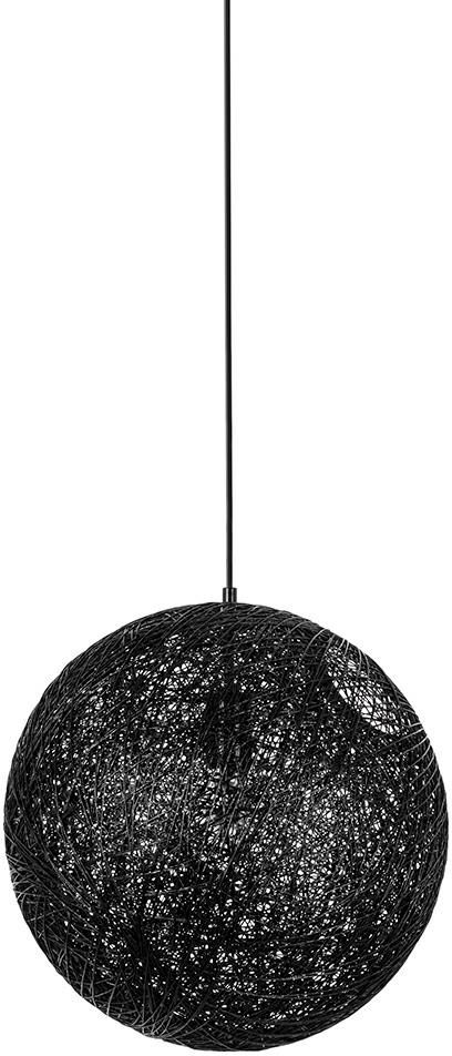 King Home Luna Pendelleuchte 1x60 W schwarz 1027S-400.BLACK