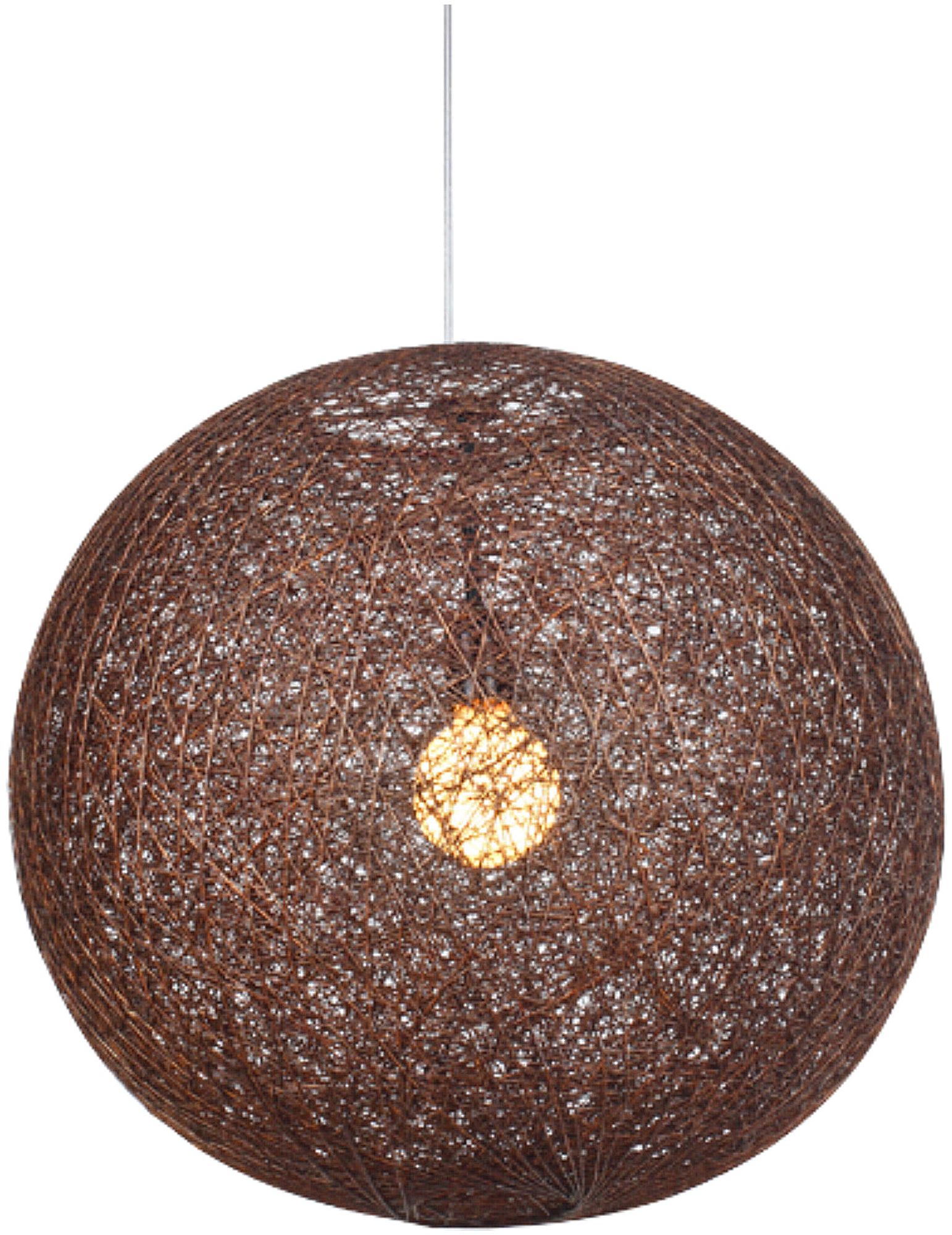 Candellux Caruba Pendelleuchte 1x60 W braun 31-26906