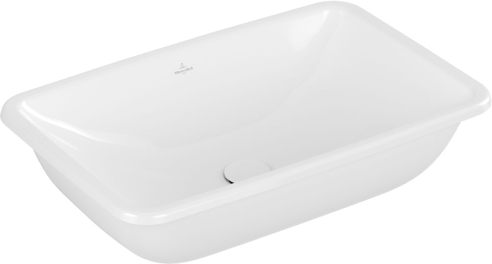 Villeroy & Boch Loop & Friends Waschbecken 61.5x38 cm rechteckig Unterbauwaschbecken weiß 4A5800R1
