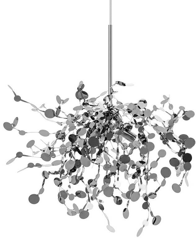 King Home Monete Pendelleuchte 3x40 W chrom JD8653-1.CHROM