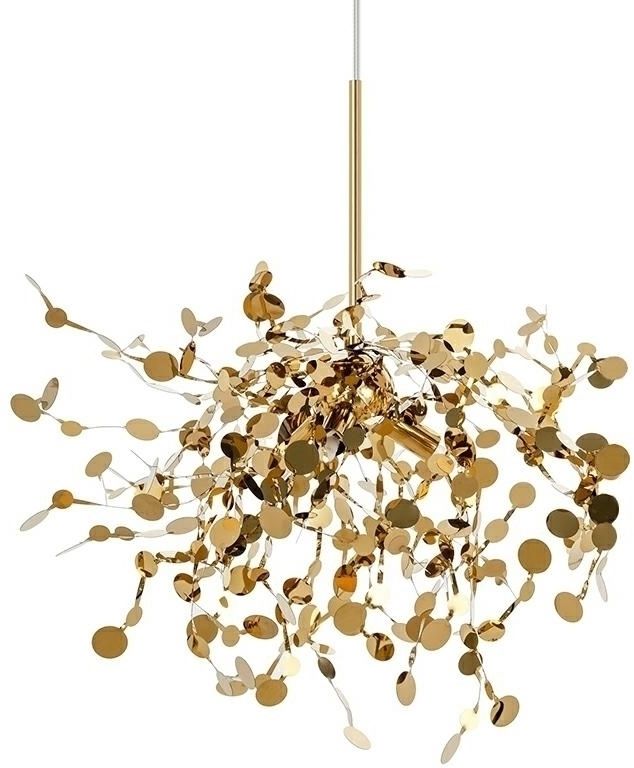 King Home Monete Pendelleuchte 3x40 W gold JD8653-1.GOLD