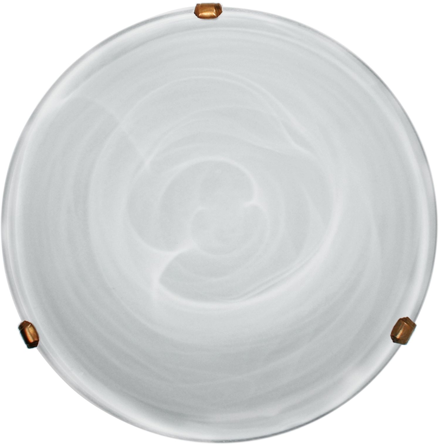 Candellux Duna Decke 1x60 W weiß-messing 13-38718