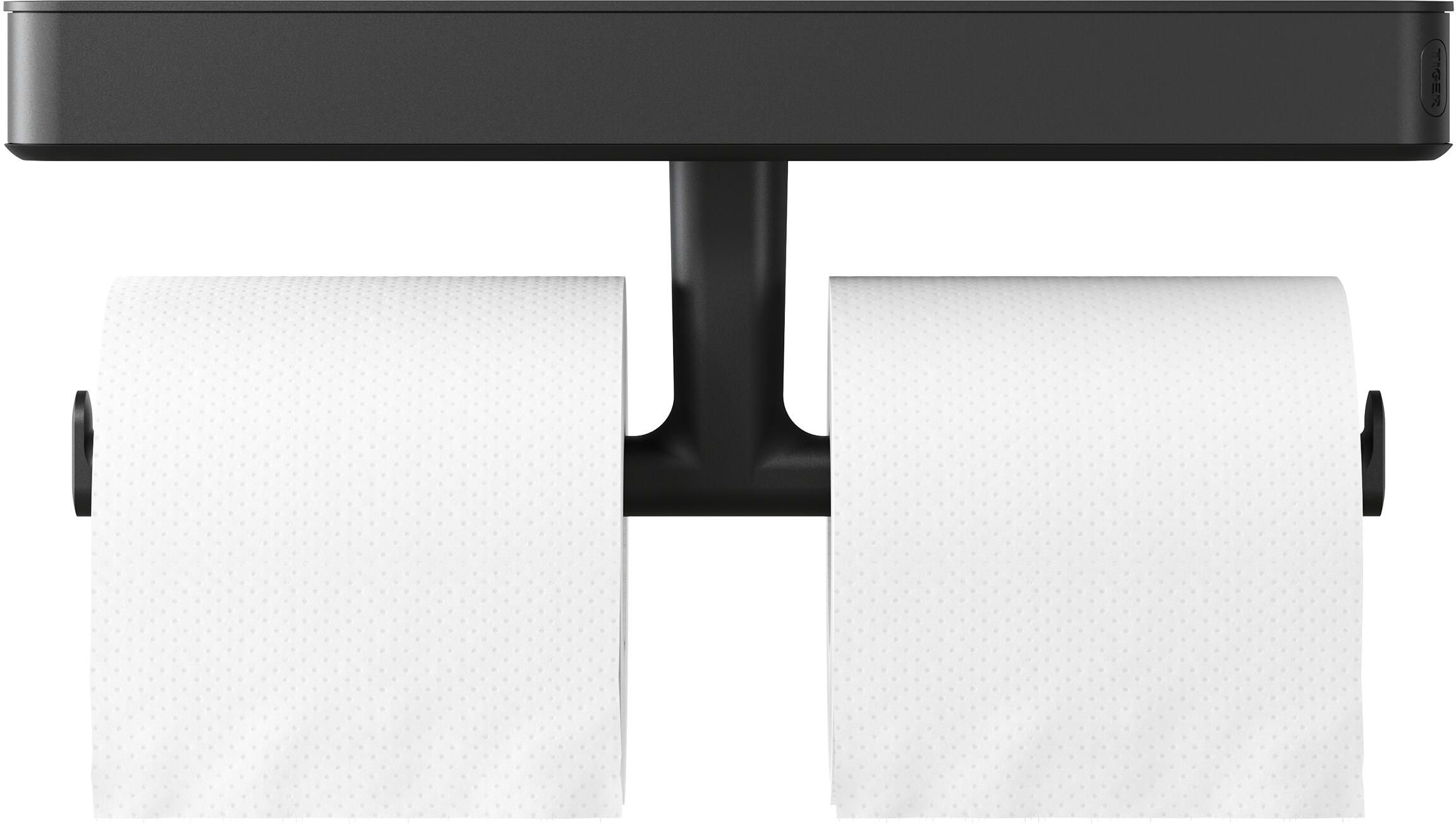 Tiger Carv Klopapierhalterung schwarz 800240