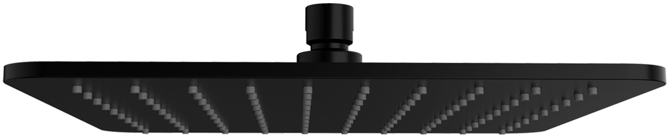 Omnires SlimLine Kopfbrause 25x25 cm quadratisch schwarz WG225/OBL