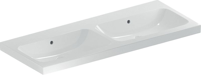 Geberit iCon Waschbecken 120x48 cm rechteckig Möbel-Doppelt weiß 501.838.00.3
