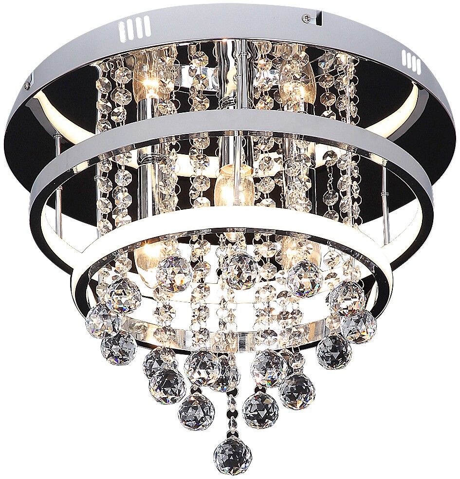 Rabalux Pallas Deckenlampe 4x40 W weiß-chrom 2237