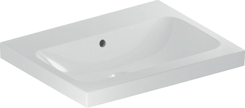 Geberit iCon Waschbecken 60x48 cm rechteckig Aufsatzwaschbecken weiß 501.847.00.3