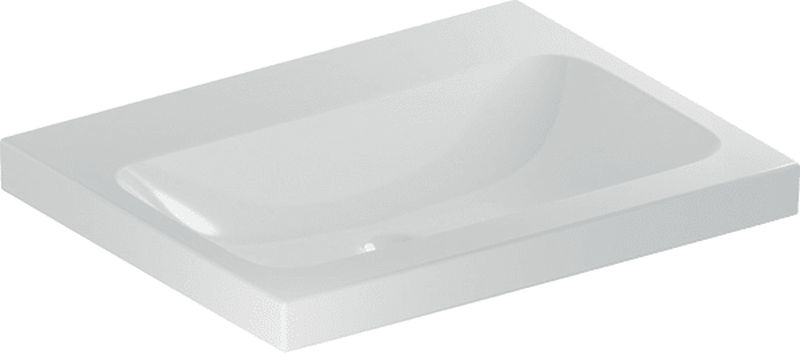 Geberit iCon Waschbecken 60x48 cm rechteckig Aufsatzwaschbecken weiß 501.847.00.7