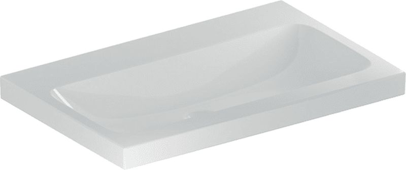 Geberit iCon Waschbecken 75x48 cm rechteckig Aufsatzwaschbecken weiß 501.848.00.7