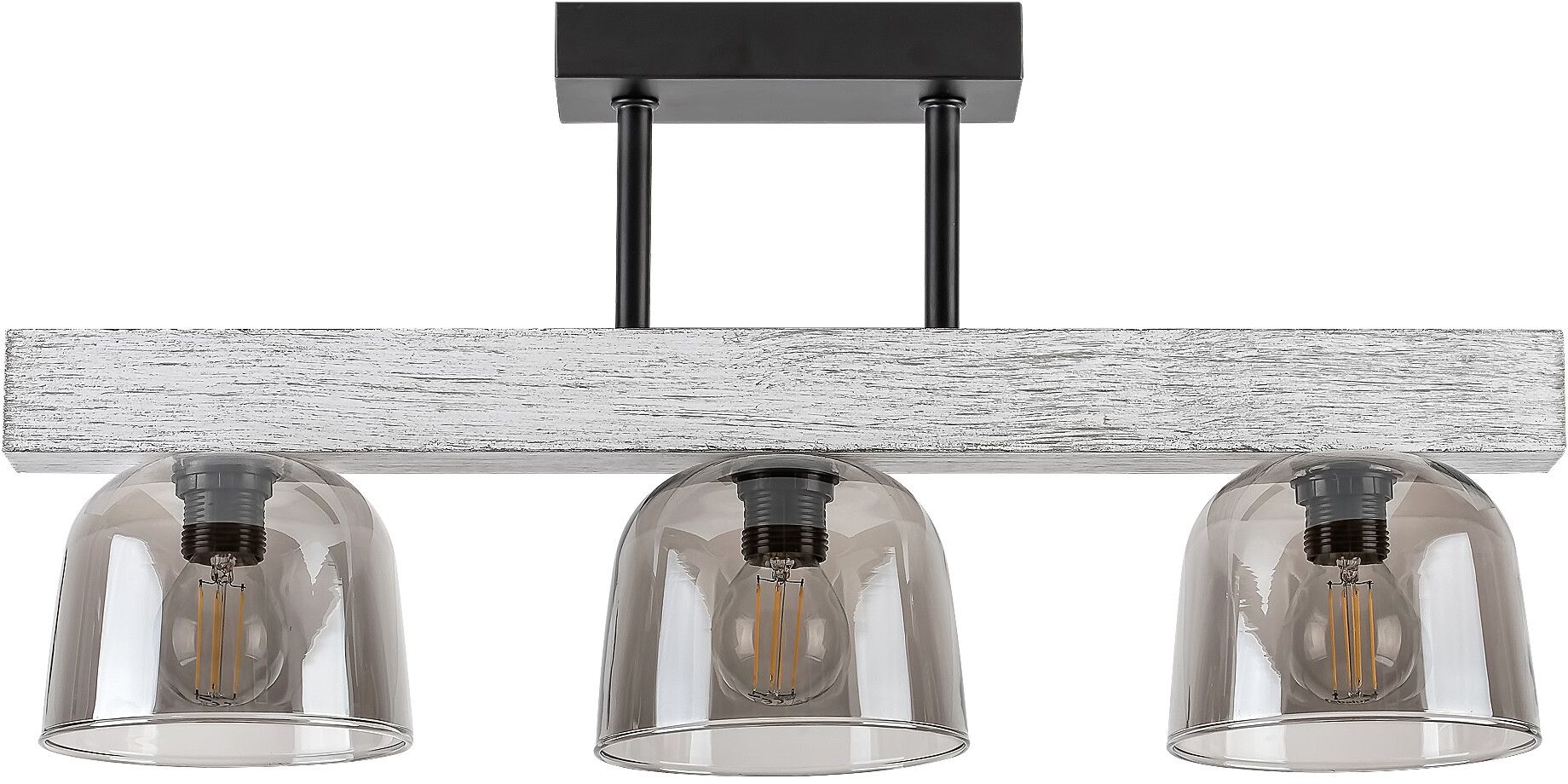 Rabalux Cardamom Deckenlampe 3x40 W verraucht-holz 3119