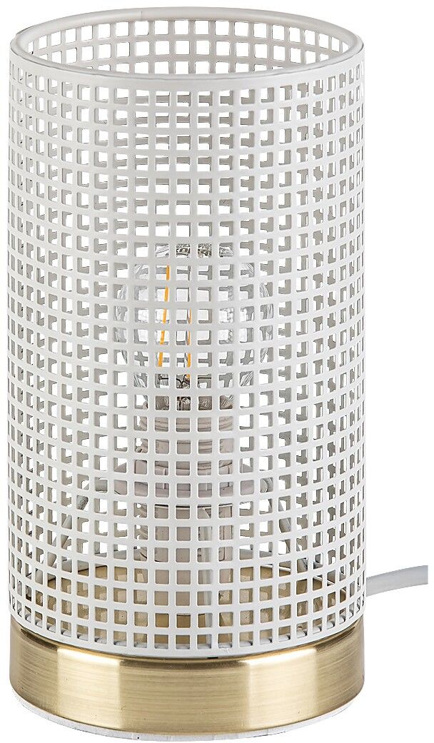 Rabalux Boogie Tischlampe 1x25 W weiß-gold 3179