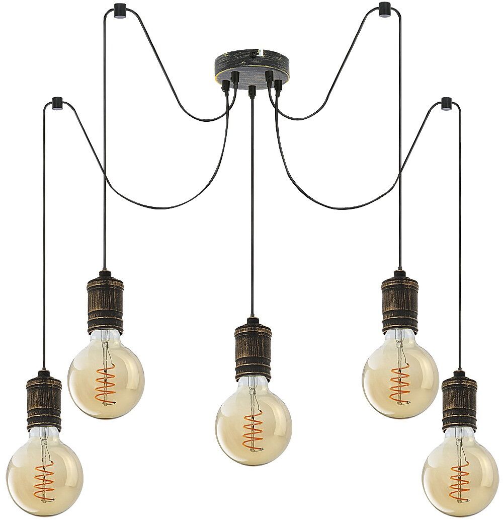 Rabalux Fidel Pendelleuchte 5x25 W gold 3218